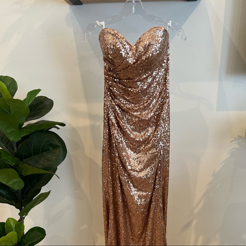 Christina Wu Sequin Gown (floor length)